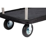 Hospitality 1 Source Large Bellman's Cart Bumper Guard, Black